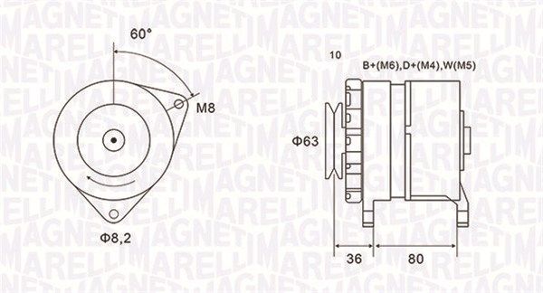 MAGNETI MARELLI Generaator 063735060010